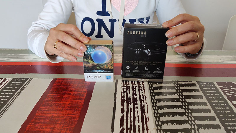 Aurvana Trio LS + SXFI Amp