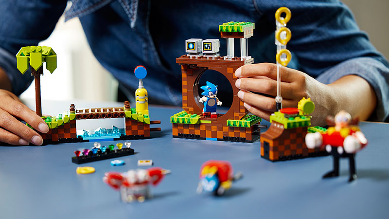LEGO presenta il nuovo set Sonic The Hedgehog Green Hill Zone