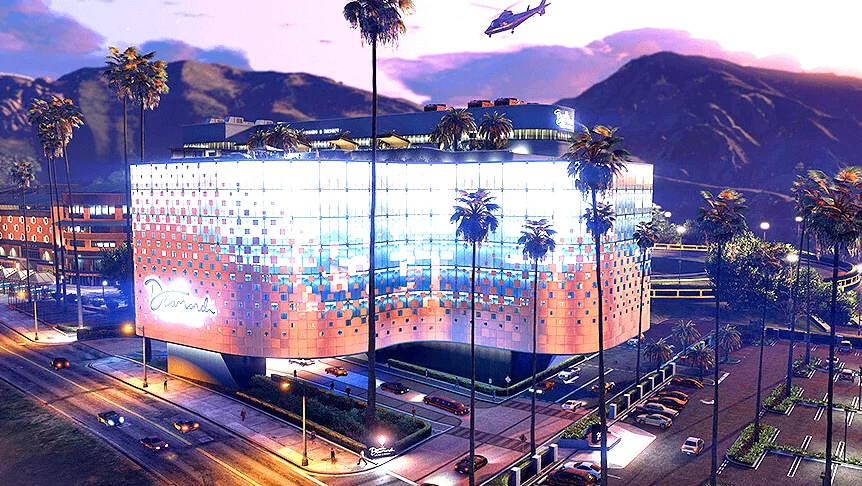 GTA 5, scopriamo il casinò e resort di Vinewood