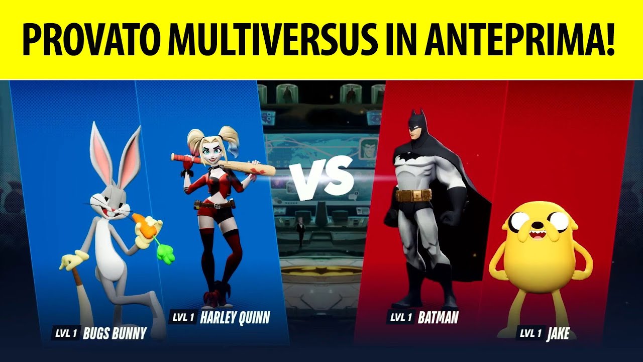 Multiversus provato in Anteprima con Bugs Bunny ed Harley Quinn!