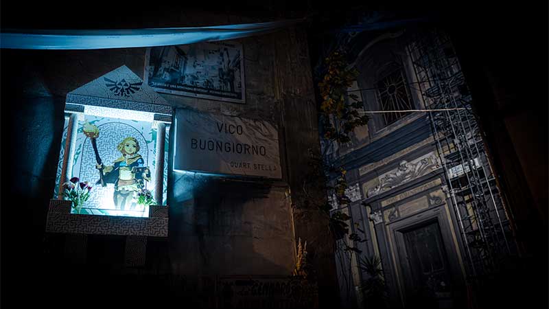 A Napoli si celebra la Principessa Zelda con tre edicole votive