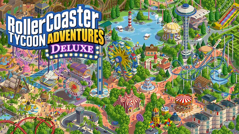 RollerCoaster Tycoon Adventures Deluxe disponibile su console