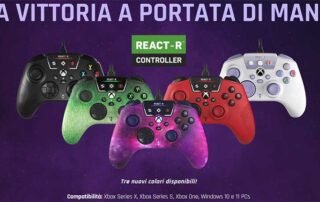 Nuove Colorazioni per il controller REACT-R