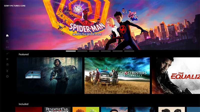 Sony Pictures Core disponibile da oggi su Playstation 5 e PS4