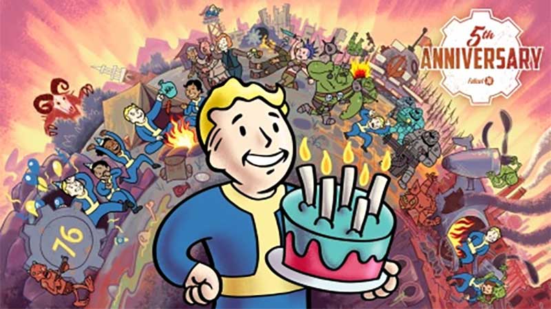 Fallout 76 festeggia il quinto anniversario con eventi e ricompense di gioco a tema