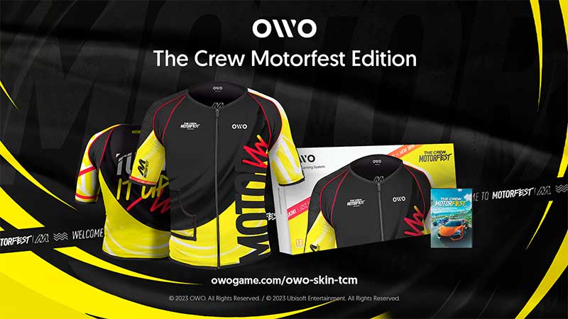 OWO Haptic Gaming Suit x The Crew Motorfest farà sembrare ogni gara reale