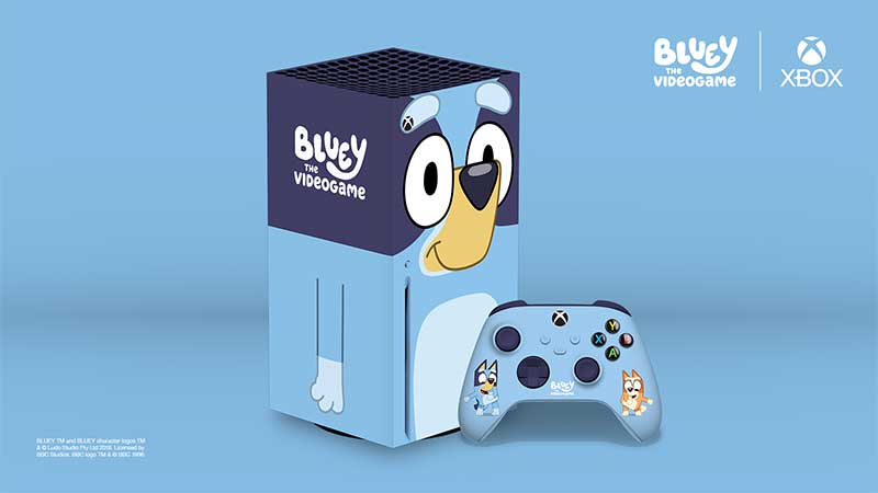 Ecco la Xbox Series X personalizzata Bluey