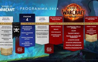 World of Warcraft: annunciato il programma del 2024