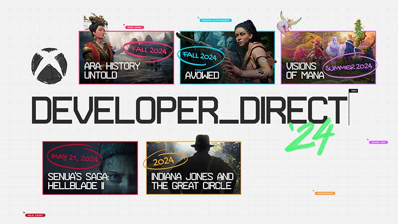 Xbox Developer_Direct 2024: Trailer, Date e Periodo di Uscita per titoli attesissimi!