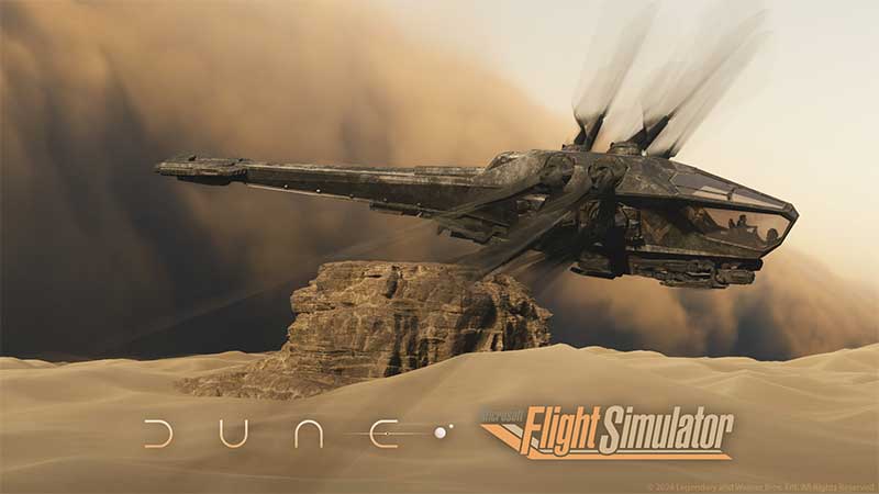 Xbox annuncia l’espansione Dune di Microsoft Fligth Simulator