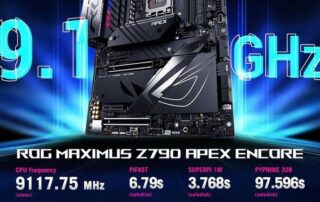 ASUS ROG Maximus Z790 Apex Encore infrange quattro nuovi record del mondo