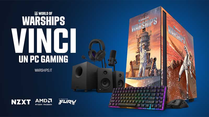 Salpate con World of Warships e vincete un PC gaming unico!