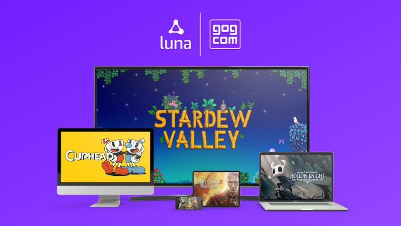 Amazon Luna amplia la propria libreria con i titoli di GOG