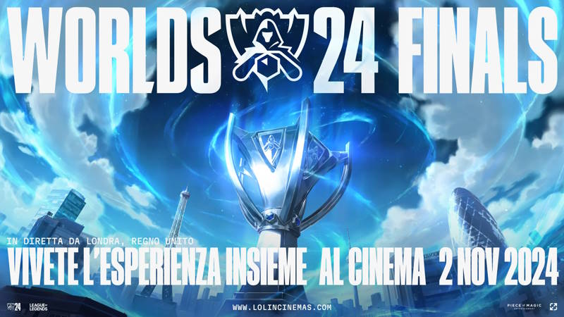 Le Finali Mondiali di League of Legends anche al Cinema!