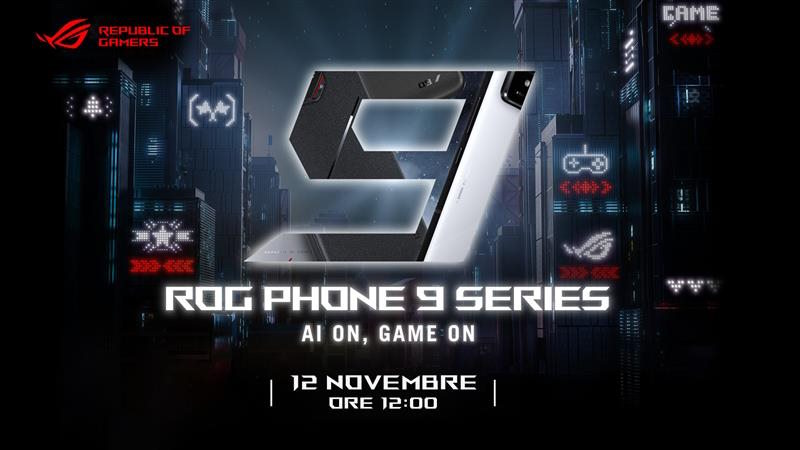 ASUS Republic of Gamers annuncia la data di lancio della serie ROG Phone 9