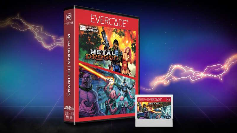 Evercade annuncia la doppia cartuccia con Metal Dragon e Life on Mars