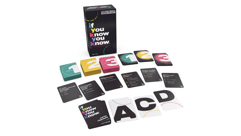 Debutta nei negozi "If You Know You Know", il party game 18+