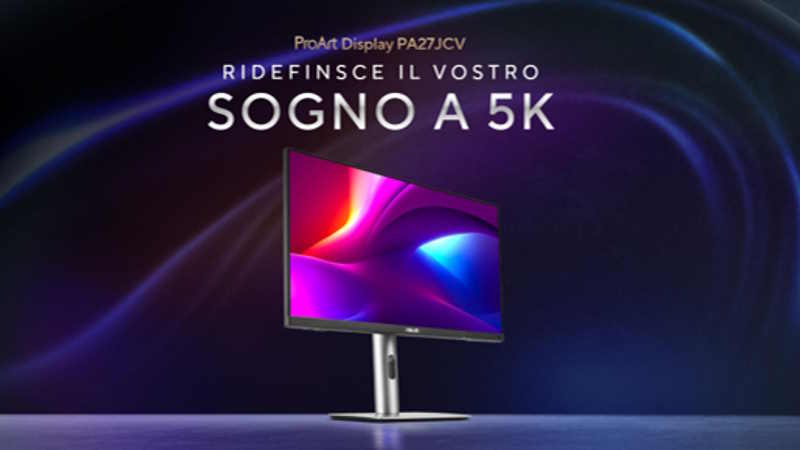 ASUS annuncia la disponibilità del ProArt Display 5K PA27JCV