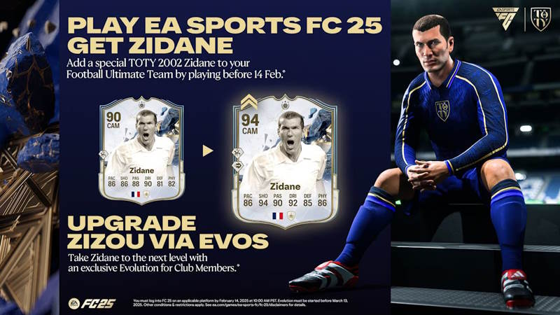 EA Sports FC 25 regala Zinedine Zidane!