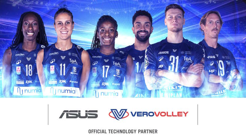 ASUS e Vero Volley annunciano una nuova partnership