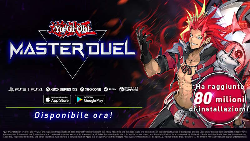 Yu-Gi-Oh! MASTER DUEL celebra 80 milioni di download