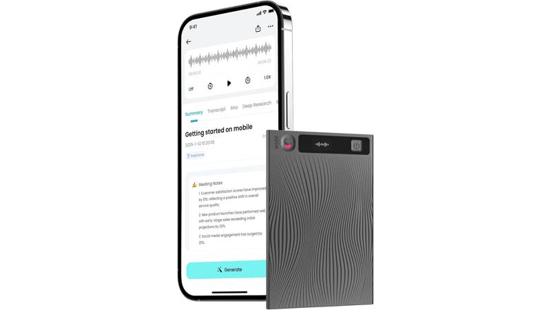 Mobvoi TicNote AI Voice Recorder Alleato per le Tue Registrazioni