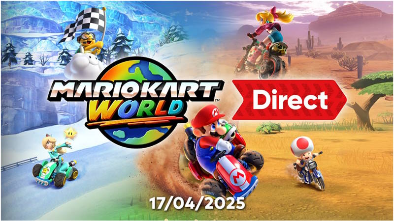 Mario Kart World Direct Giovedì 15 Aprile alle 15!