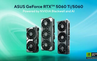 ASUS annuncia le schede grafiche NVIDIA GeForce RTX 5060 e 5060 Ti