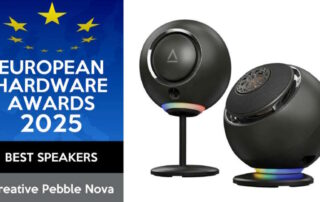 Le Creative Pebble Nova premiate come Migliori Speaker agli European Hardware Awards 2025