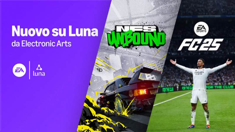 EA SPORTS FC 25 e Need for Speed Unbound disponibili ora su Amazon Luna