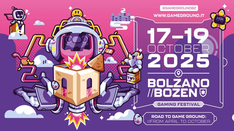 GAME GROUND 2025 - Torna a Bolzano l'evento che celebra l'arte del videogame