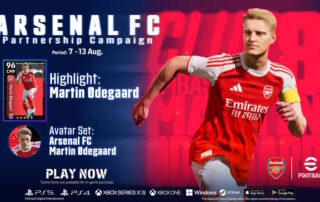 eFootball: KONAMI e Arsenal annunciano l'estensione della partnership pluriennale