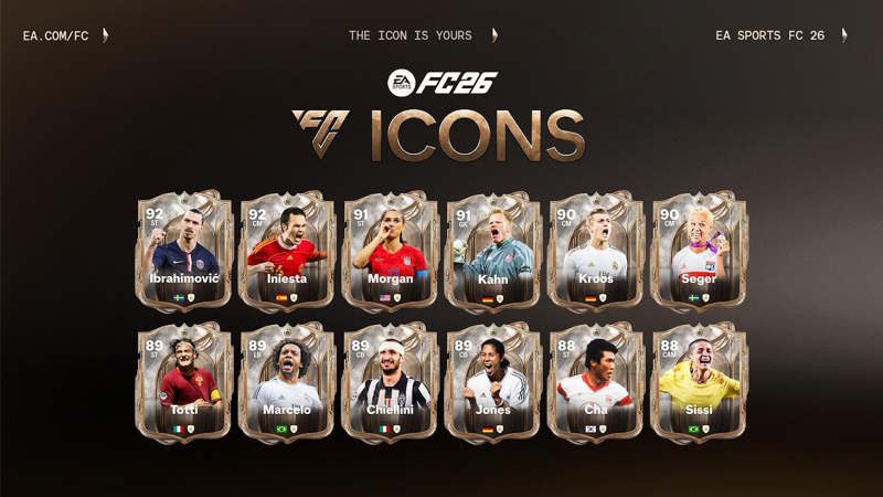 EA SPORTS FC 26 - La Nuova Generazione di ICON è arrivata