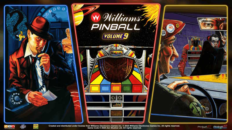 Williams Pinball Volume 9: Un Trio di Tavoli dal sapore vintage!