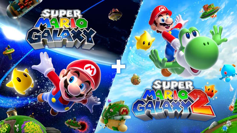 Super Mario Galaxy + Super Mario Galaxy 2 disponibile su Console Switch
