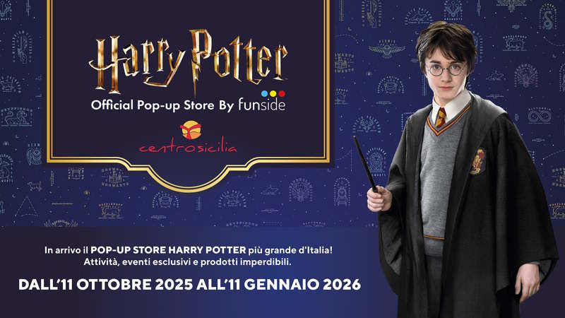 In Sicilia arriva il primo Harry Potter pop-up store in Italia