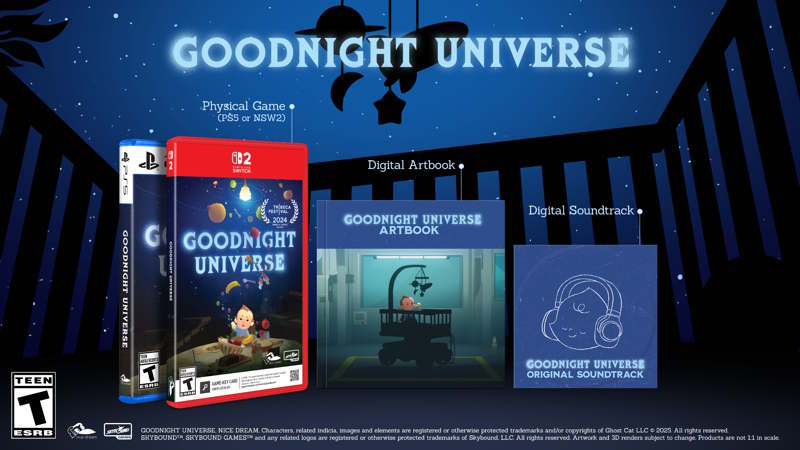 Le edizioni fisiche per console di Goodnight Universe sono prenotabili