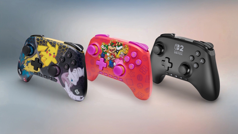 PowerA annuncia l’Advantage Wireless Controller per Nintendo Switch 2: design ufficiali con Mario e Pokémon