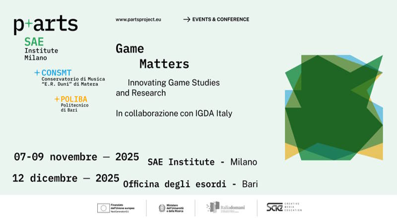 “Game Matters”: SAE Institute Milano ospita la Jam per creare videogiochi e promossa dall’UE