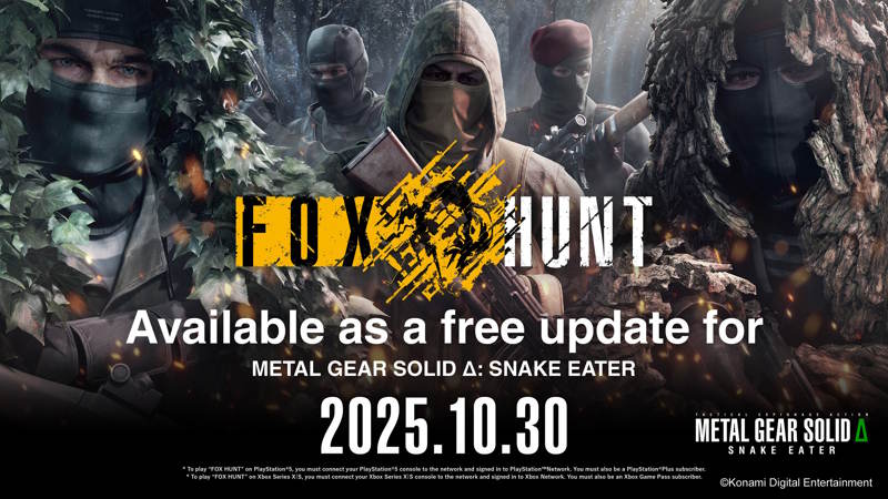 FOX HUNT disponibile in METAL GEAR SOLID Δ: SNAKE EATER