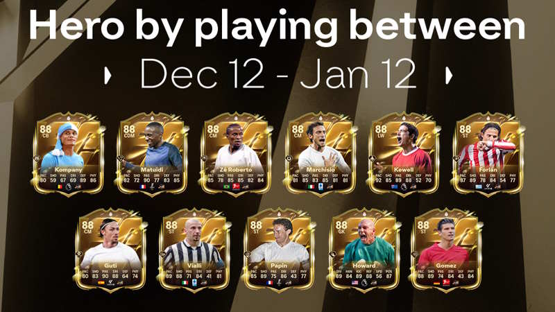 EA SPORTS FC mette in campo gli Eroi Classic XI in Ultimate Team