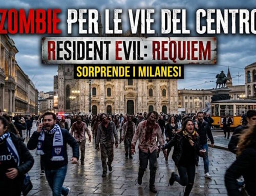 Zombie per le vie del centro: Resident Evil Requiem sorprende i milanesi