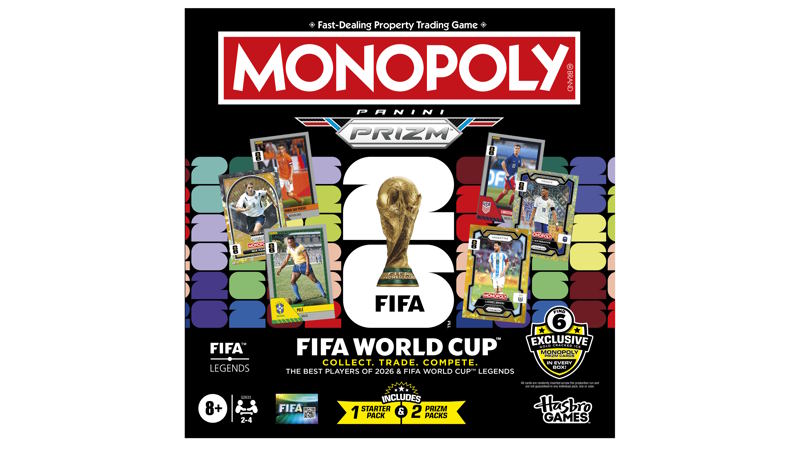 Hasbro Games lancia la collezione ufficiale FIFA World Cup 2026