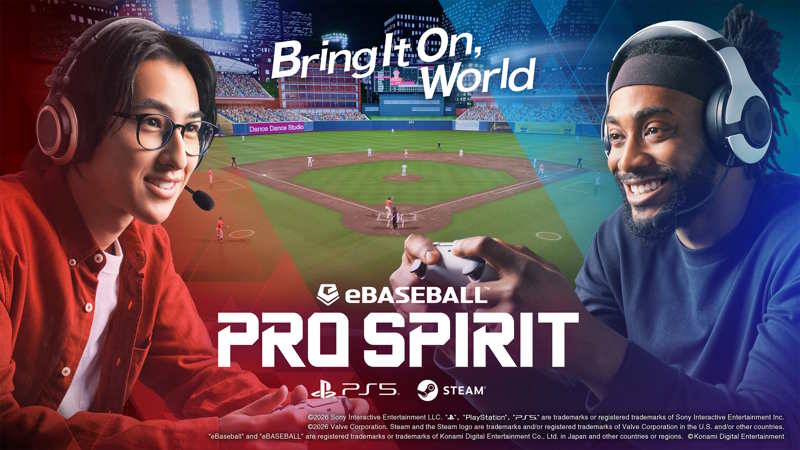 Konami lancia eBaseball: PRO SPIRIT su Playstation 5 e PC Steam
