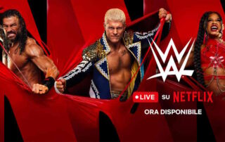 Tutta la WWE da oggi è live solo su Netflix