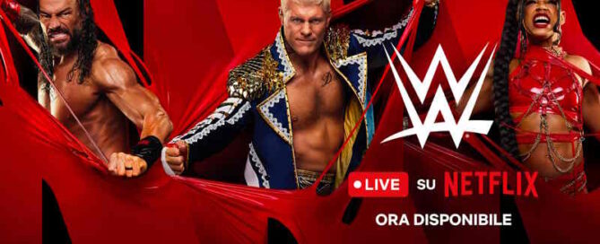 Tutta la WWE da oggi è live solo su Netflix