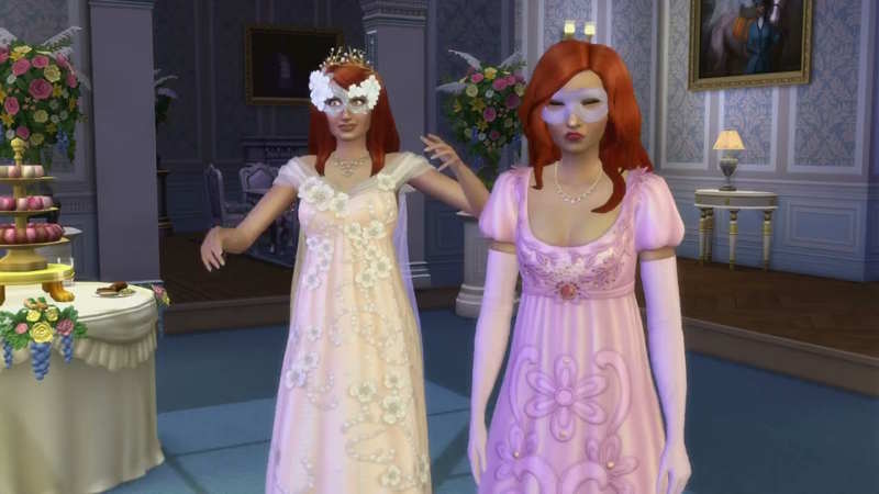 The Sims 4 incontra Bridgerton: arrivano i nuovi kit dedicati ai balli in maschera
