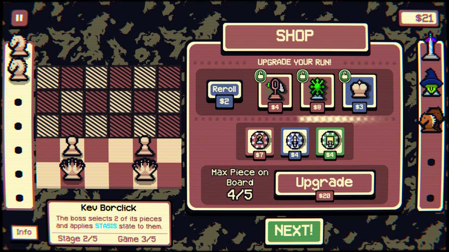 Gambonanza Recensione: se gli scacchi incontrano il roguelike