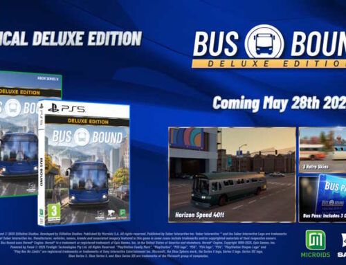 Bus Bound arriva in edizione fisica Deluxe su PS5 e Xbox Series: simulazione di guida, co-op online e contenuti extra inclusi