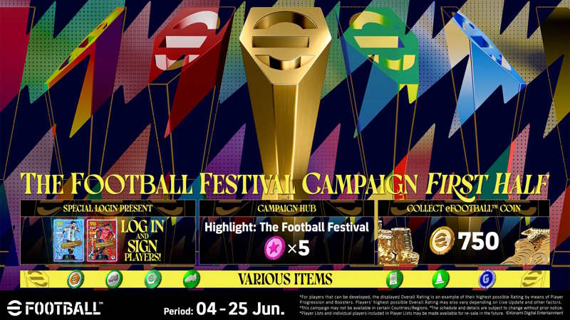 Parte la grande festa del calcio su eFootball con premi esclusivi e leggende gratuite: il comunicato ufficiale
